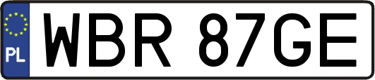 WBR87GE