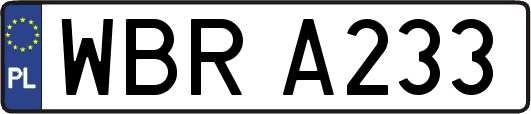 WBRA233
