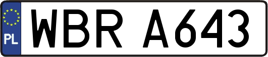 WBRA643