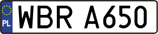WBRA650