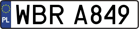WBRA849