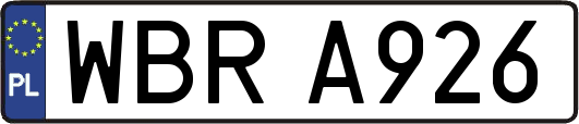 WBRA926