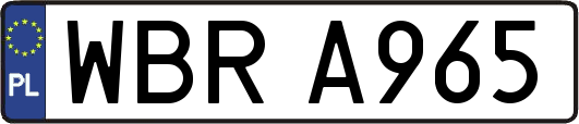 WBRA965