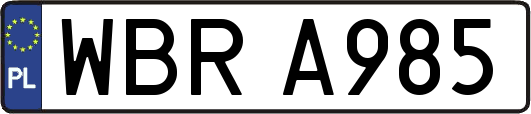 WBRA985