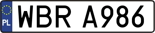 WBRA986