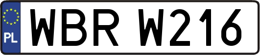 WBRW216