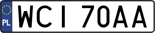WCI70AA
