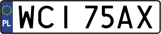 WCI75AX
