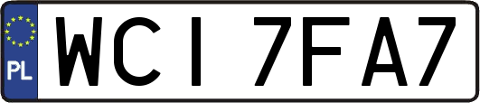 WCI7FA7