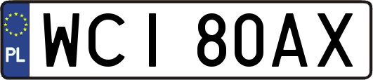 WCI80AX
