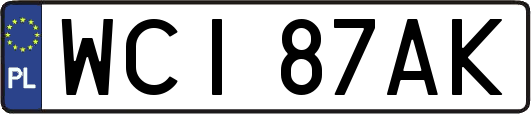 WCI87AK