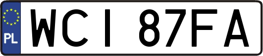 WCI87FA