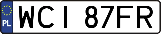 WCI87FR
