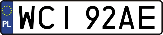 WCI92AE