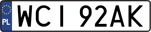 WCI92AK