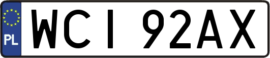 WCI92AX