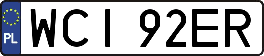 WCI92ER