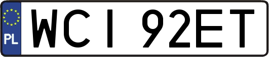 WCI92ET