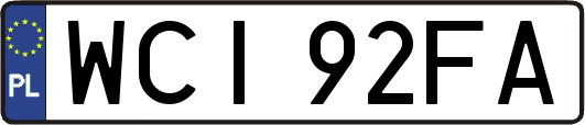 WCI92FA