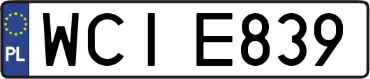 WCIE839