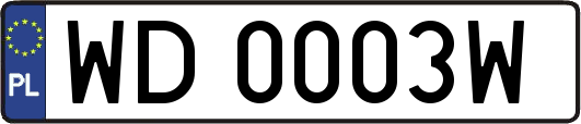 WD0003W