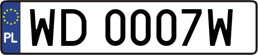 WD0007W