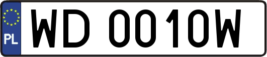 WD0010W