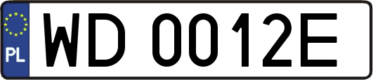 WD0012E