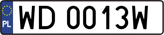 WD0013W
