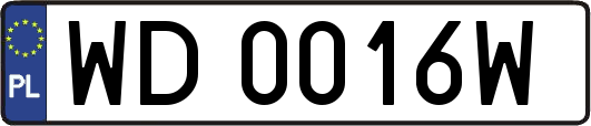 WD0016W