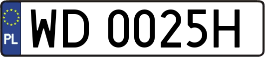 WD0025H