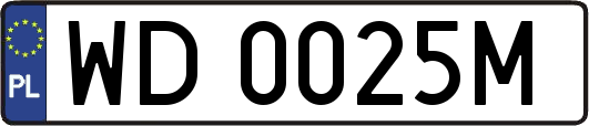WD0025M