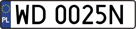 WD0025N