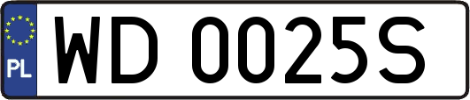 WD0025S
