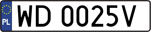 WD0025V