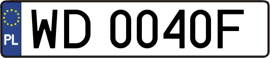 WD0040F