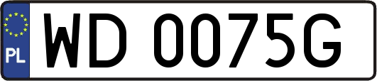 WD0075G
