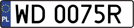 WD0075R