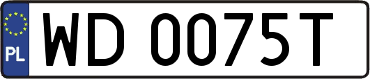 WD0075T