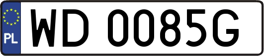 WD0085G