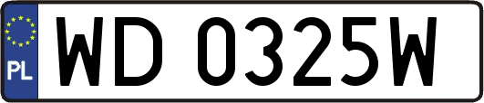 WD0325W