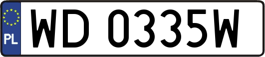 WD0335W