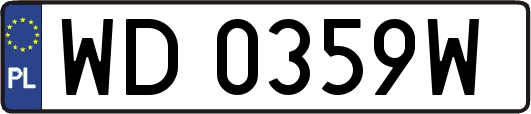WD0359W