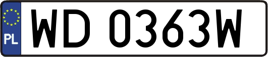 WD0363W