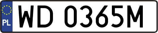 WD0365M