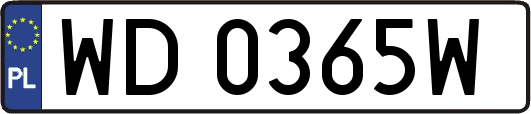 WD0365W