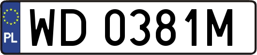 WD0381M
