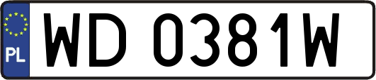 WD0381W