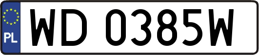 WD0385W
