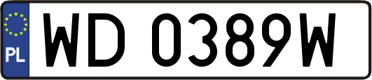 WD0389W